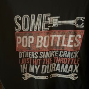 Gildan Black Soft “Some Pop Bottles…I Just Hit The Throttle In My Duramax”